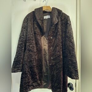 Textured Dark Brown Jacket